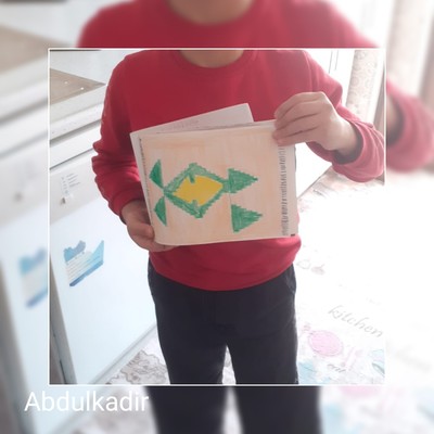 Kilim is the mirror of the heart, the heart is sound project student motif designs by Zarife ÖZKAN - Ourboox.com