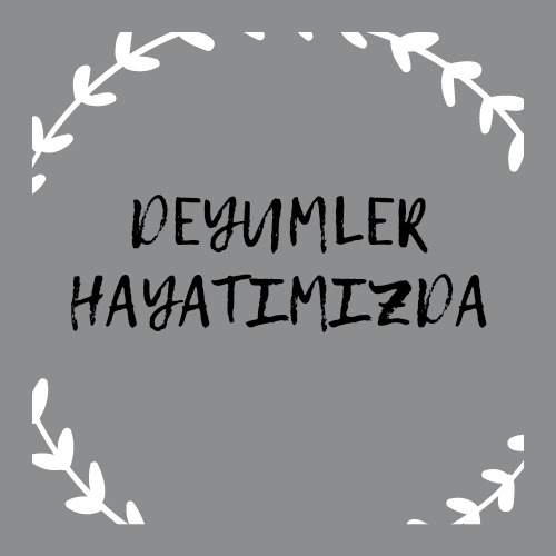 DEYİMLER HAYATIMIZDA by SARI - Ourboox.com