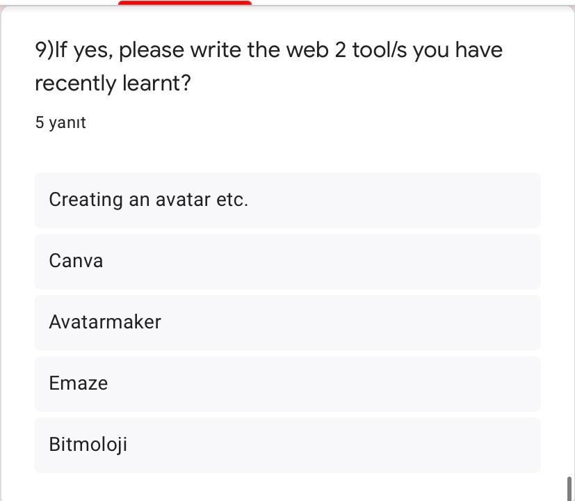 OCTOBER EVALUATION RESULTS-TEACHERS by Yaprak Zengin Ateşler - Ourboox.com