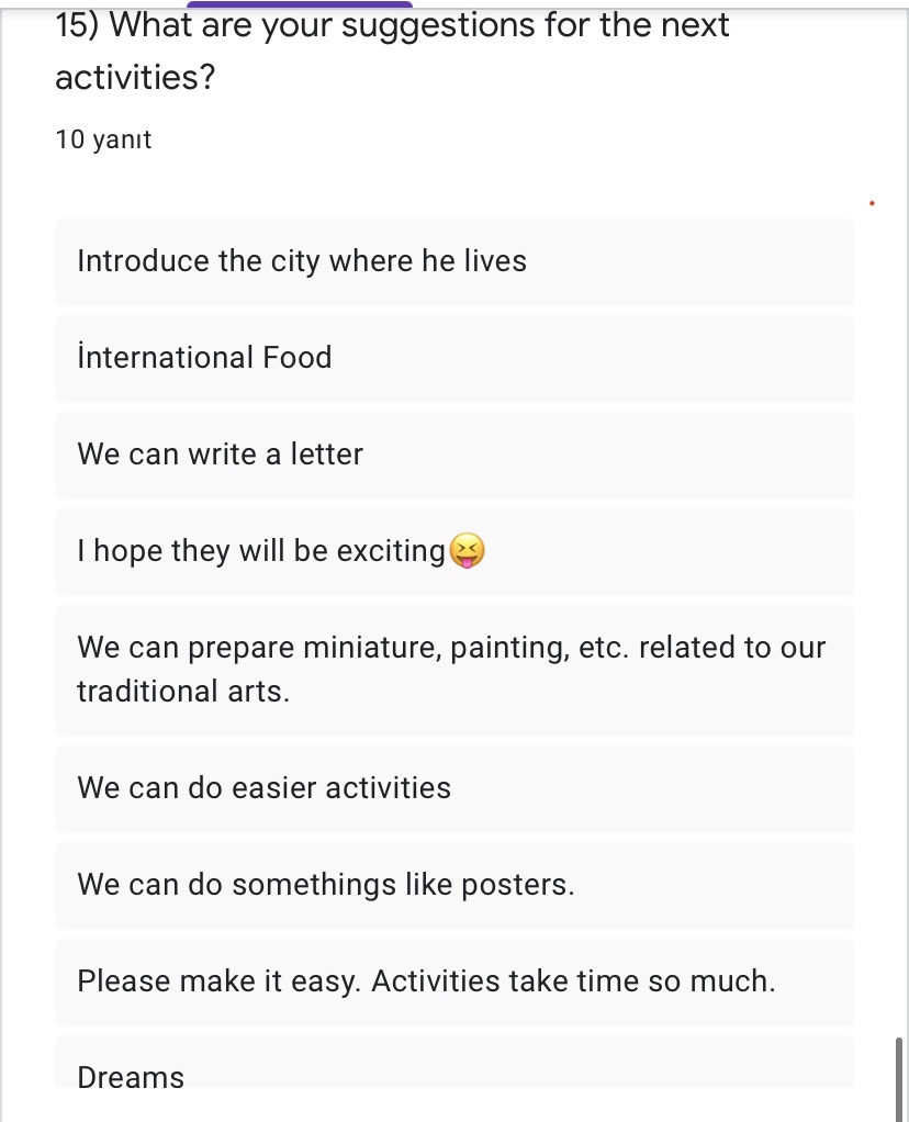 OCTOBER EVALUATION FOR STUDENTS by Yaprak Zengin Ateşler - Ourboox.com