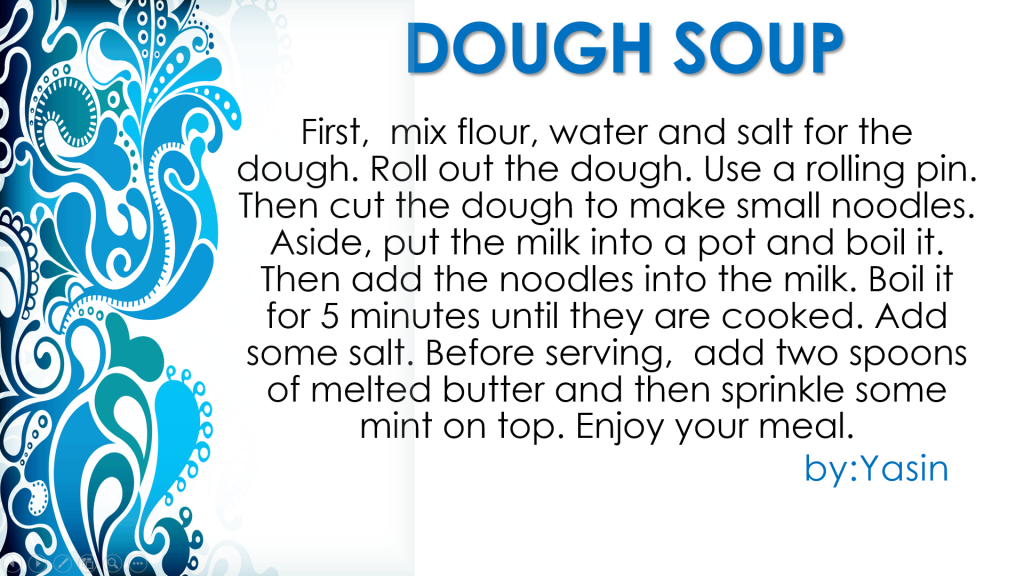 TURKISH COOK BOOK by Namık Kemal Secondry School - Illustrated by Namık Kemal Secondry School - Ourboox.com