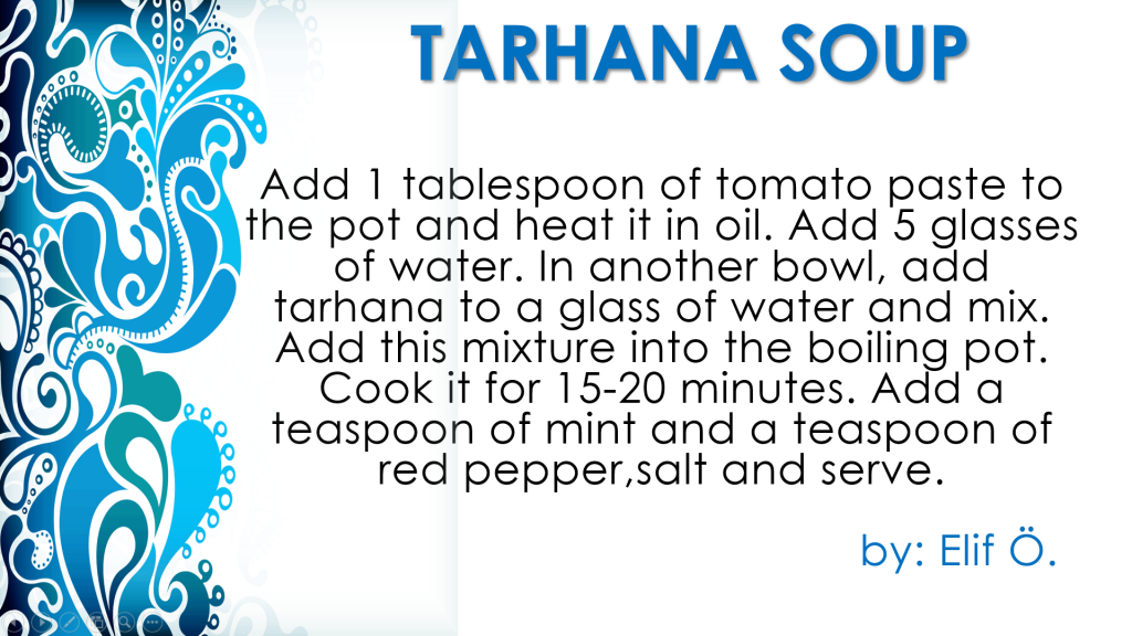 TURKISH COOK BOOK by Namık Kemal Secondry School - Illustrated by Namık Kemal Secondry School - Ourboox.com