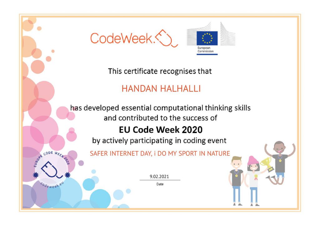 I DO MY SPORT IN NATURE , 9 FEBRUARY 2021, SAFER INTERNET DAY by Eleonora Burnete - Illustrated by BURNETE ELEONORA, POPA EDVICA - Ourboox.com