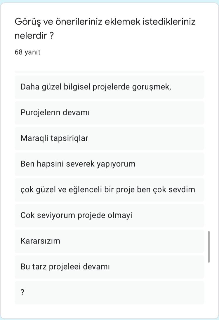 Oyunun Eğitici Gücü Projesi Öğrenci Son Test Anket Sonuçları by ORHAN KILIÇ - Ourboox.com