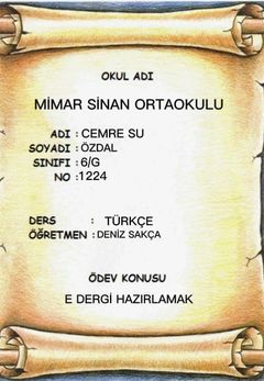 CEMRESU ÖZDAL İLE PROJE ÖDEVİ by Cemresu ÖZDAL - Ourboox.com