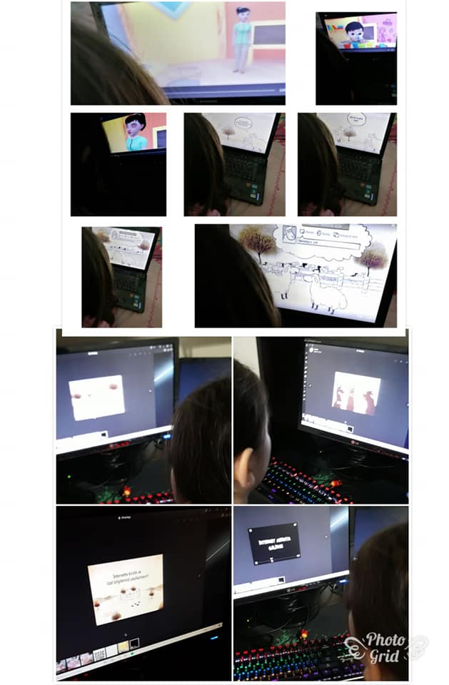 Safe Internet Day 2020(Güvenli İnternet Günü) Fun learning during the pandemic period-Pandemi döneminde eğlenceli öğrenme by Şule - Illustrated by Safer İnternet Day E Book - Ourboox.com