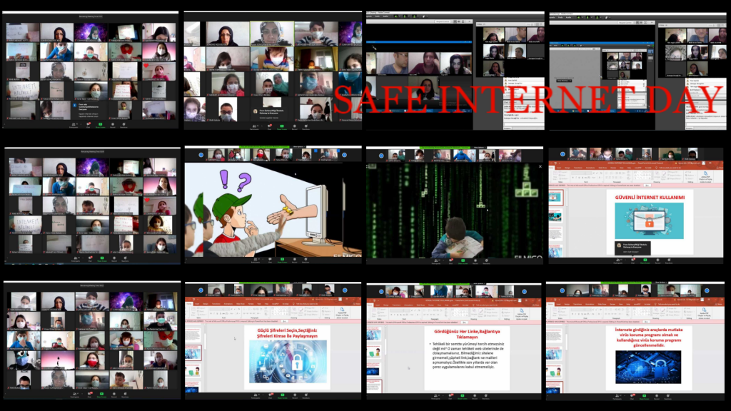 Safe Internet Day 2020(Güvenli İnternet Günü) Fun learning during the pandemic period-Pandemi döneminde eğlenceli öğrenme by Şule - Illustrated by Safer İnternet Day E Book - Ourboox.com