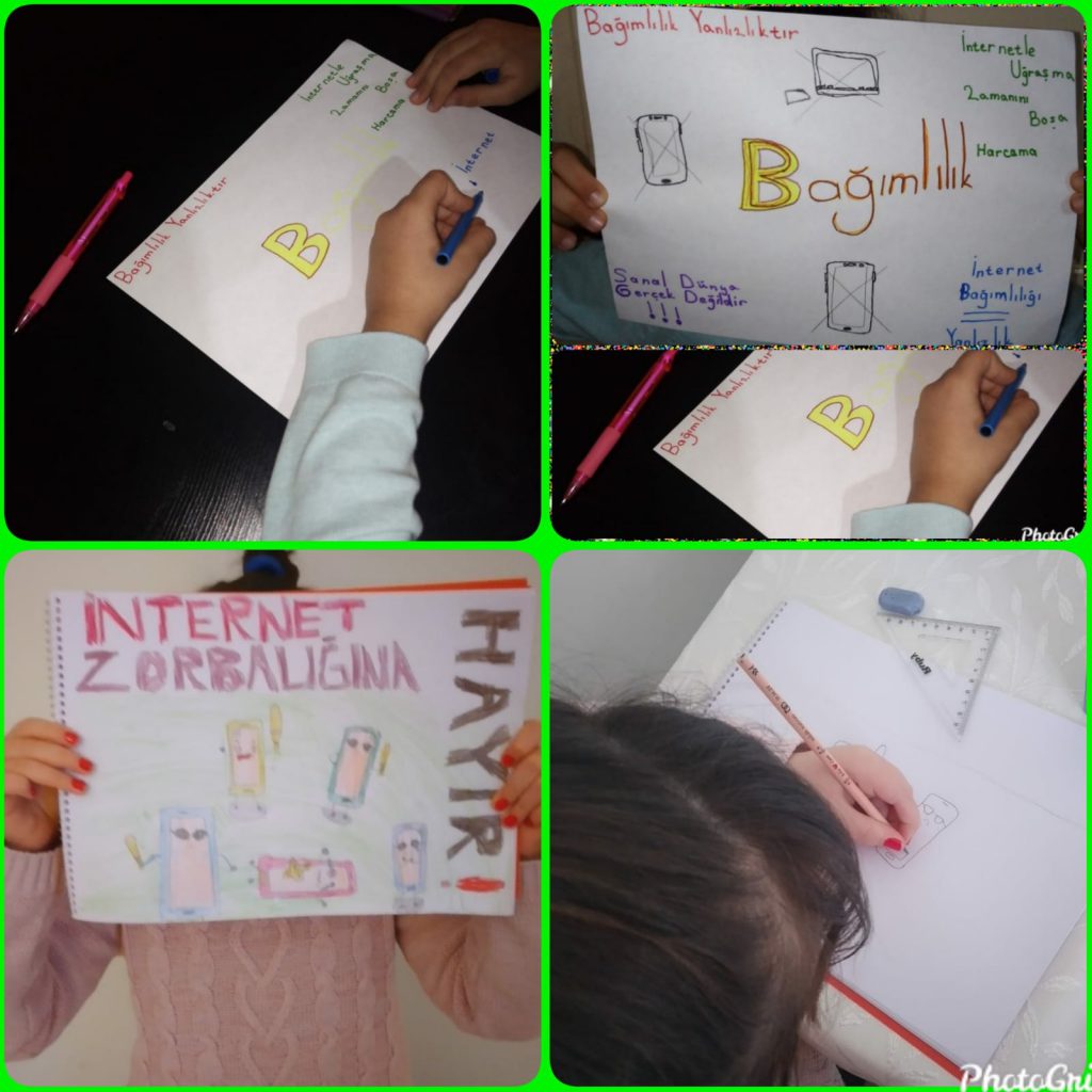 Safe Internet Day 2020(Güvenli İnternet Günü) Fun learning during the pandemic period-Pandemi döneminde eğlenceli öğrenme by Şule - Illustrated by Safer İnternet Day E Book - Ourboox.com