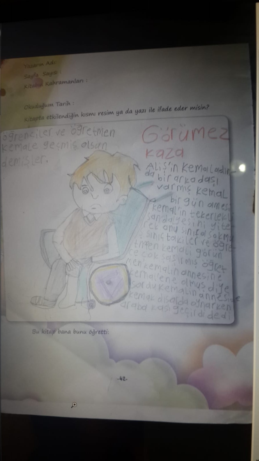 OKUYORUM,DİNLİYORUM VE RESMİNİ YAPIYORUM by bahadır - Ourboox.com