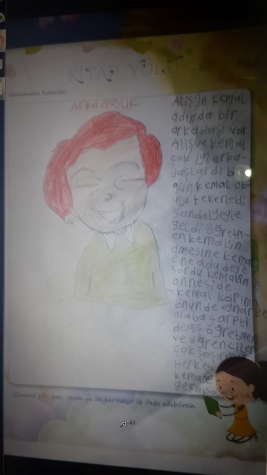 OKUYORUM,DİNLİYORUM VE RESMİNİ YAPIYORUM by bahadır - Ourboox.com