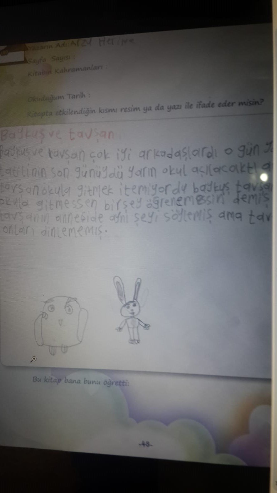 OKUYORUM,DİNLİYORUM VE RESMİNİ YAPIYORUM by bahadır - Ourboox.com