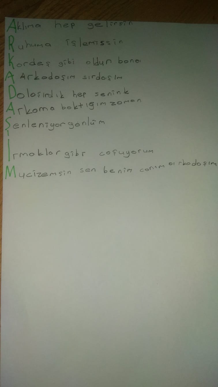 ARKADAŞIM by MERVE ŞİMŞEK - Ourboox.com