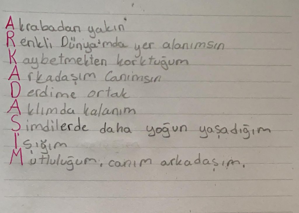 ARKADAŞIM by MERVE ŞİMŞEK - Ourboox.com