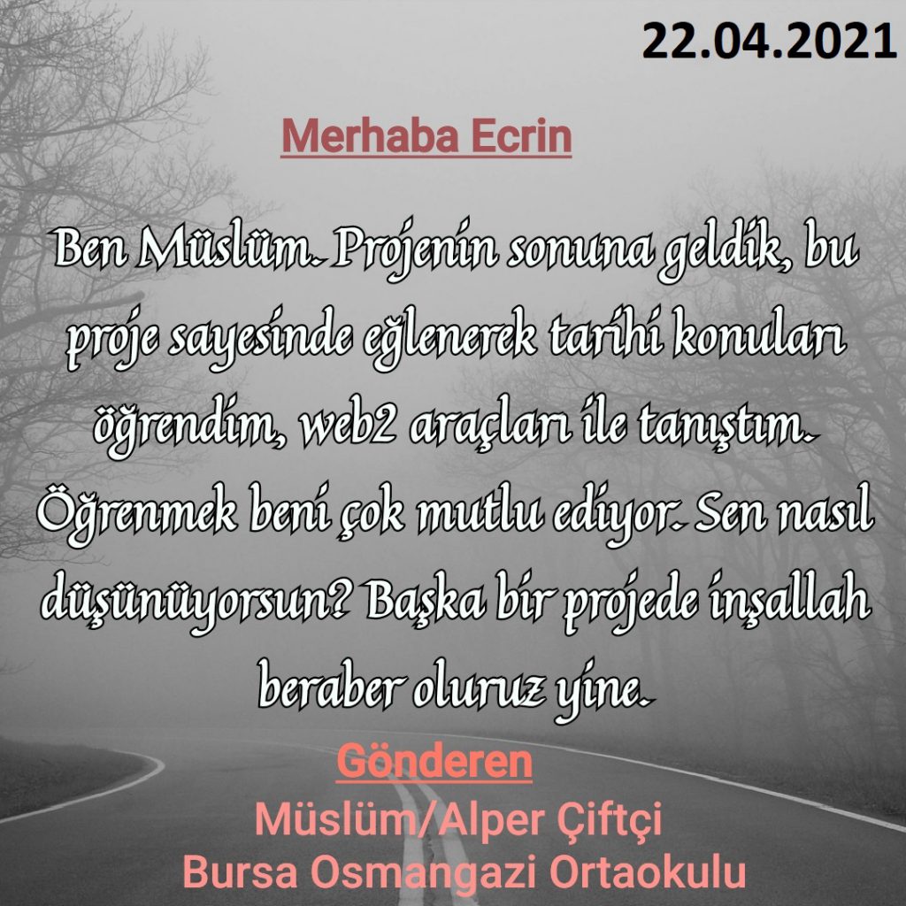 Mektup Arkadaşım by ALPER ÇİFTÇİ - Ourboox.com