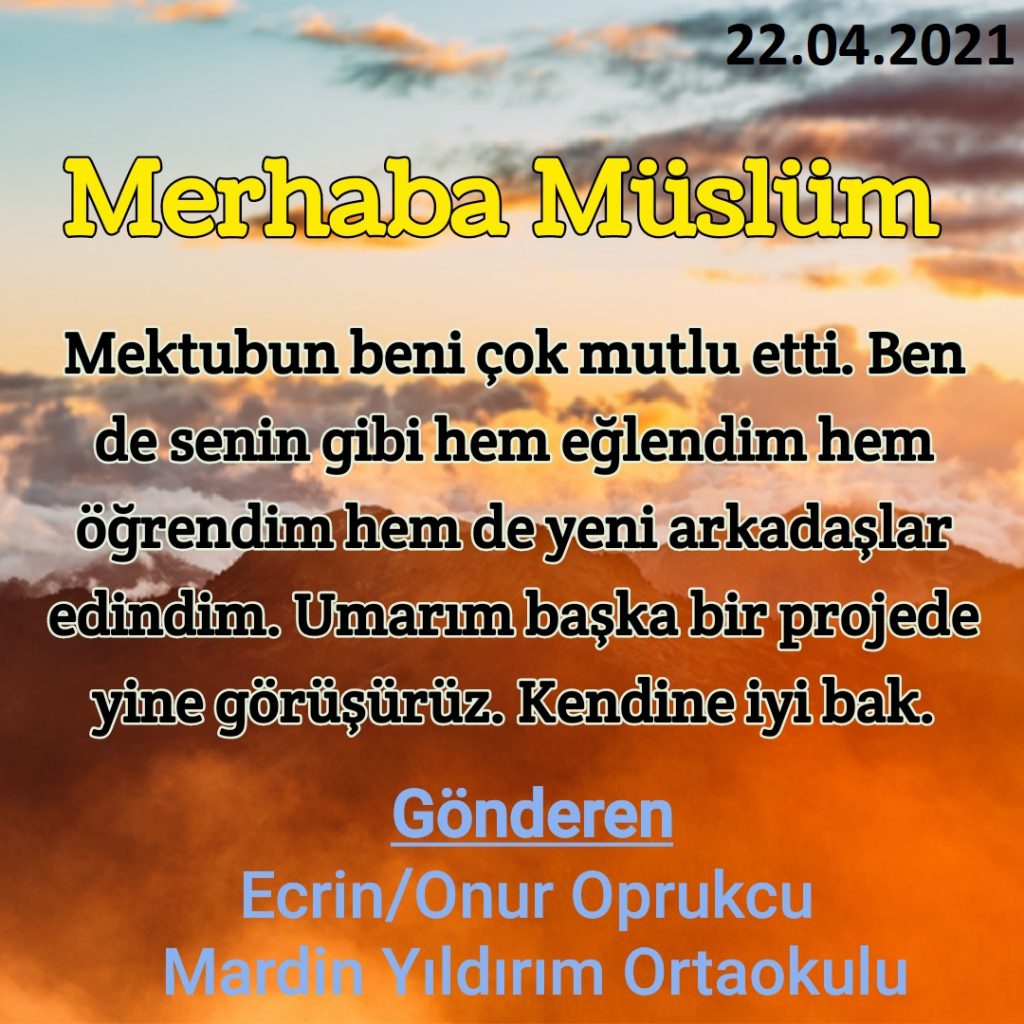 Mektup Arkadaşım by ALPER ÇİFTÇİ - Ourboox.com