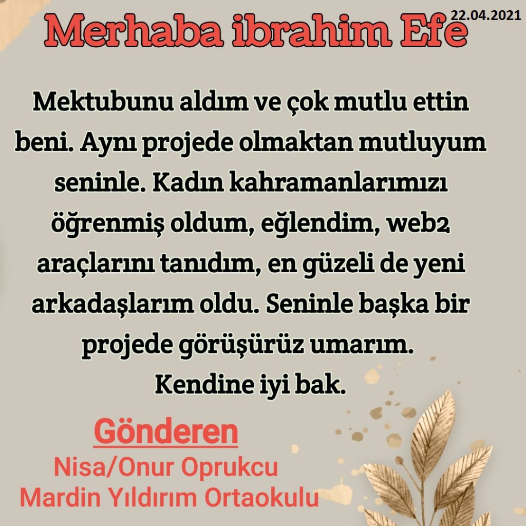 Mektup Arkadaşım by ALPER ÇİFTÇİ - Ourboox.com