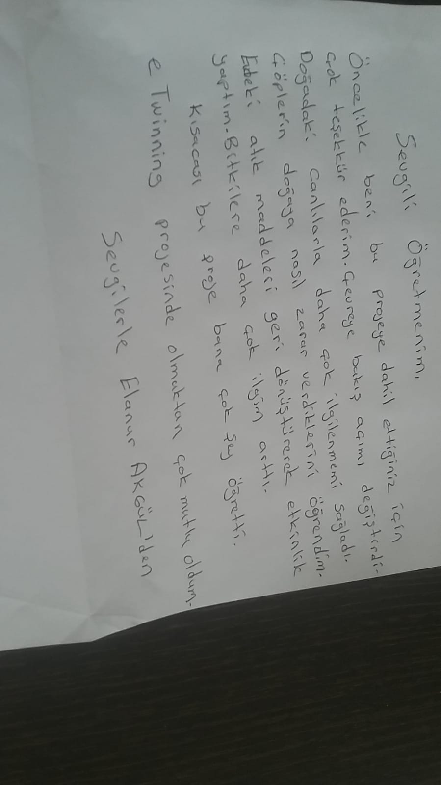 DÜNÜN ÇOCUKLARI BUGÜNÜN ÇOCUKLARINI ANLAMIYOR PROJE MEKTUPLARI by Ömür - Ourboox.com