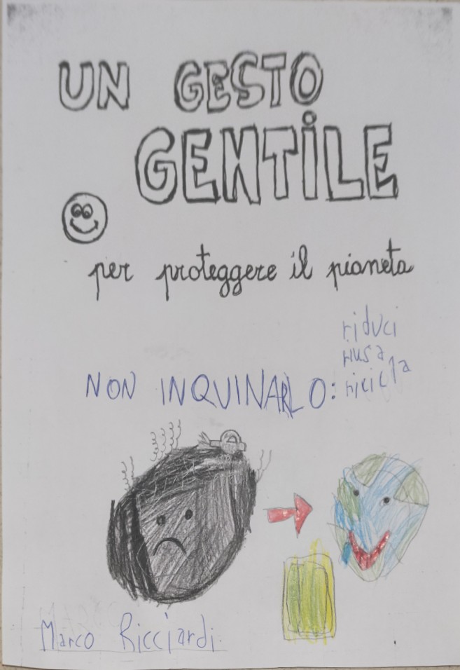 gesti gentili per proteggere il pianeta by Temis Stefania - Illustrated by classi seconde  - Ourboox.com