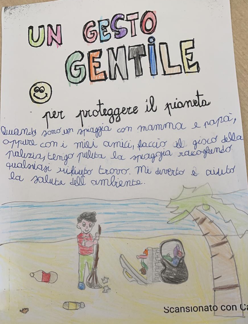 gesti gentili per proteggere il pianeta by Temis Stefania - Illustrated by classi seconde  - Ourboox.com
