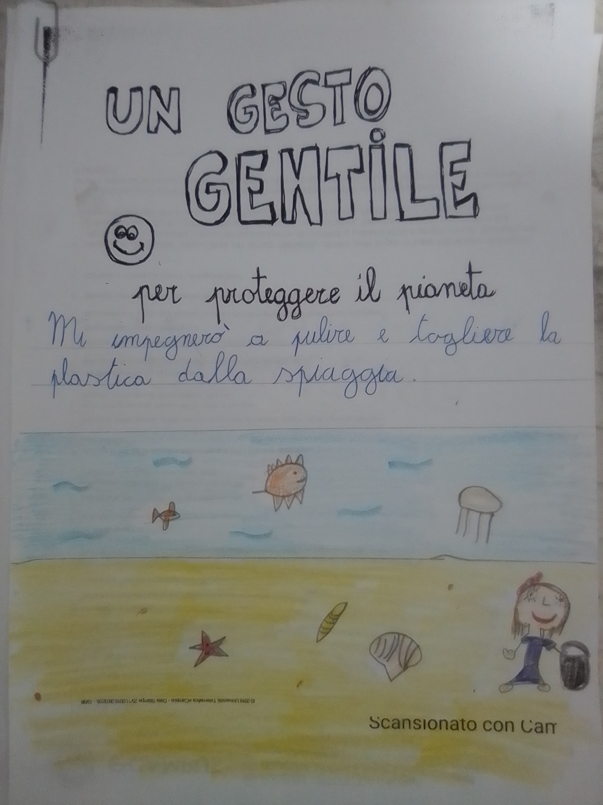 gesti gentili per proteggere il pianeta by Temis Stefania - Illustrated by classi seconde  - Ourboox.com