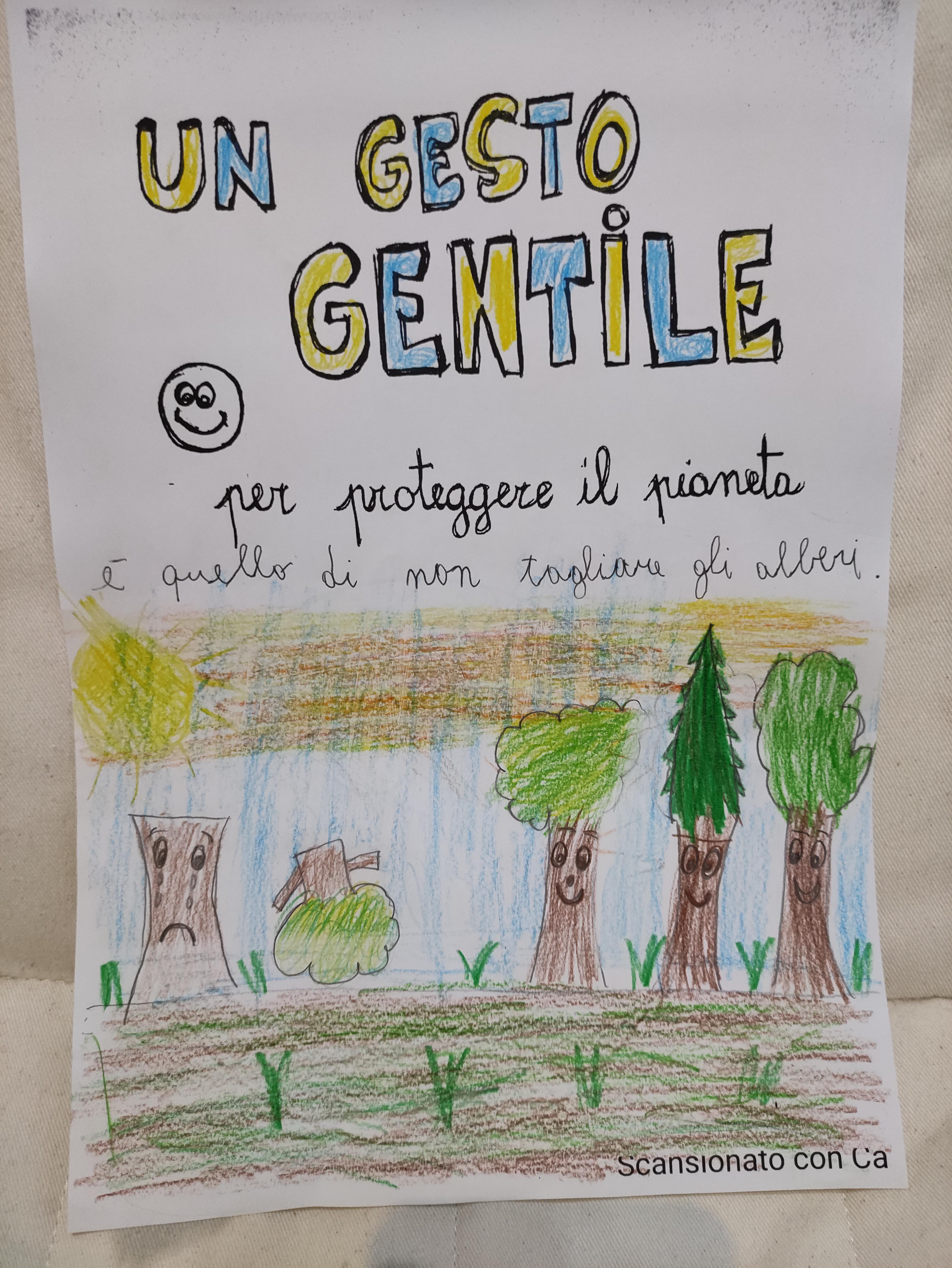 gesti gentili per proteggere il pianeta by Temis Stefania - Illustrated by classi seconde  - Ourboox.com