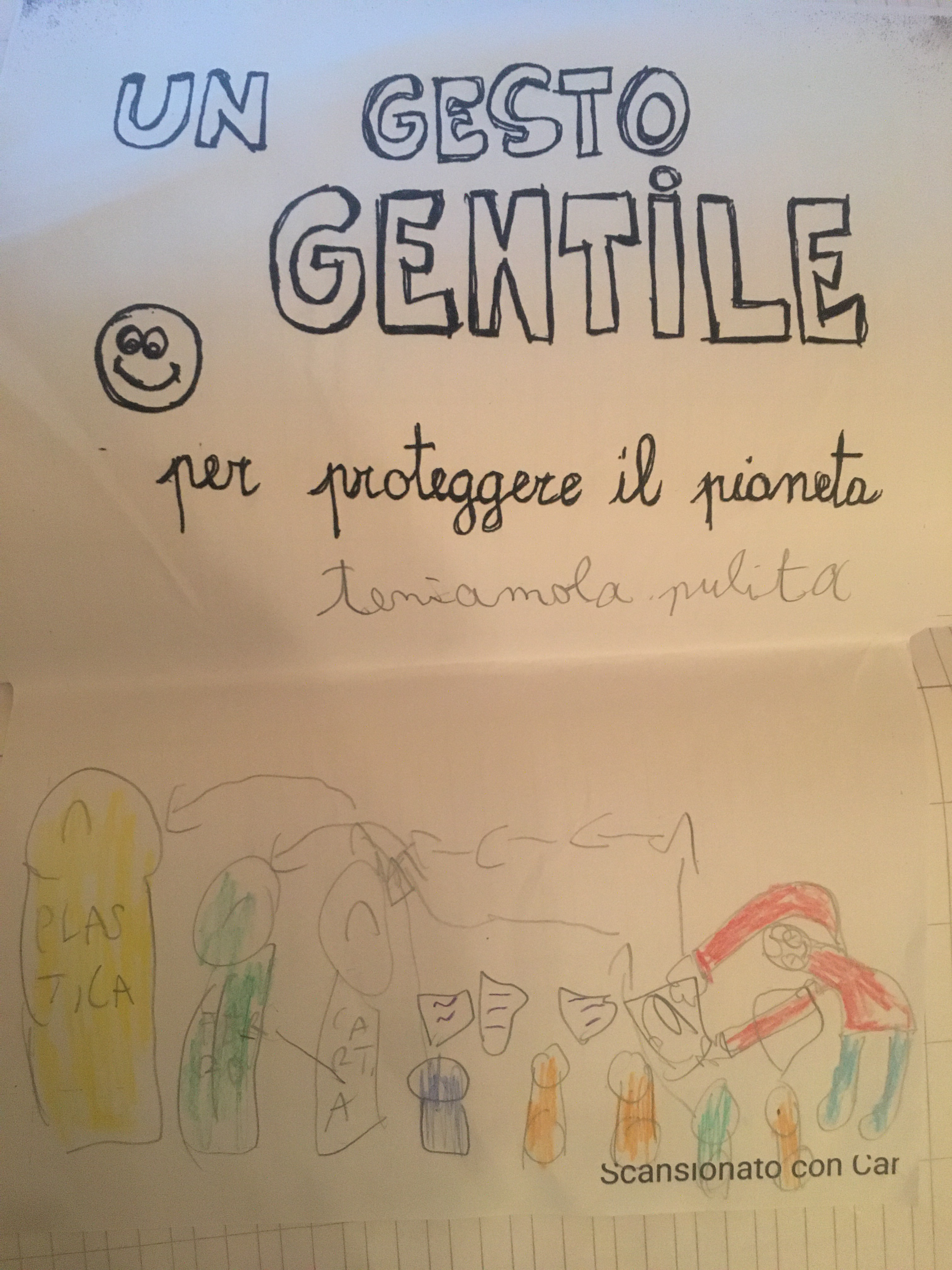 gesti gentili per proteggere il pianeta by Temis Stefania - Illustrated by classi seconde  - Ourboox.com