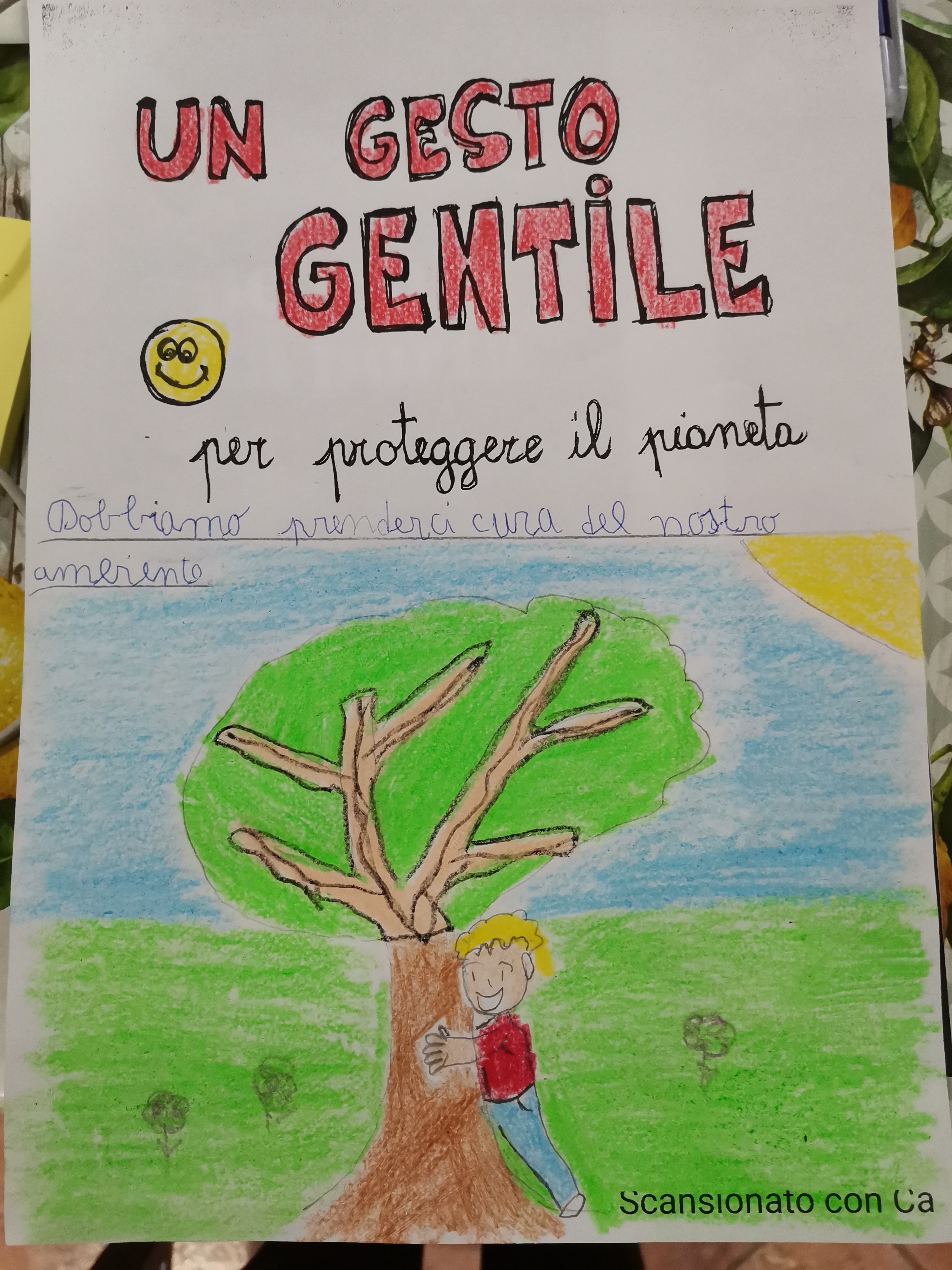 gesti gentili per proteggere il pianeta by Temis Stefania - Illustrated by classi seconde  - Ourboox.com