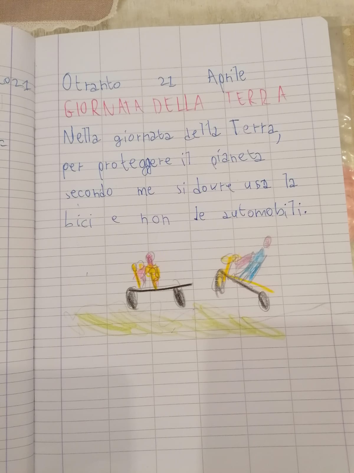 gesti gentili per proteggere il pianeta by Temis Stefania - Illustrated by classi seconde  - Ourboox.com