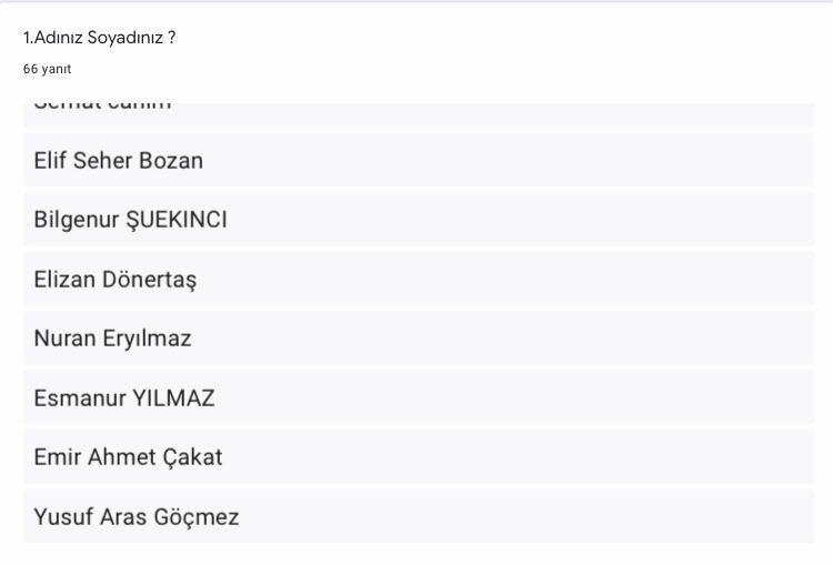 From Unhealthy To Healthy Öğrenci Ön Anket Analizi by Pınar Kesmegülü - Illustrated by Pınar Kesmegülü - Ourboox.com