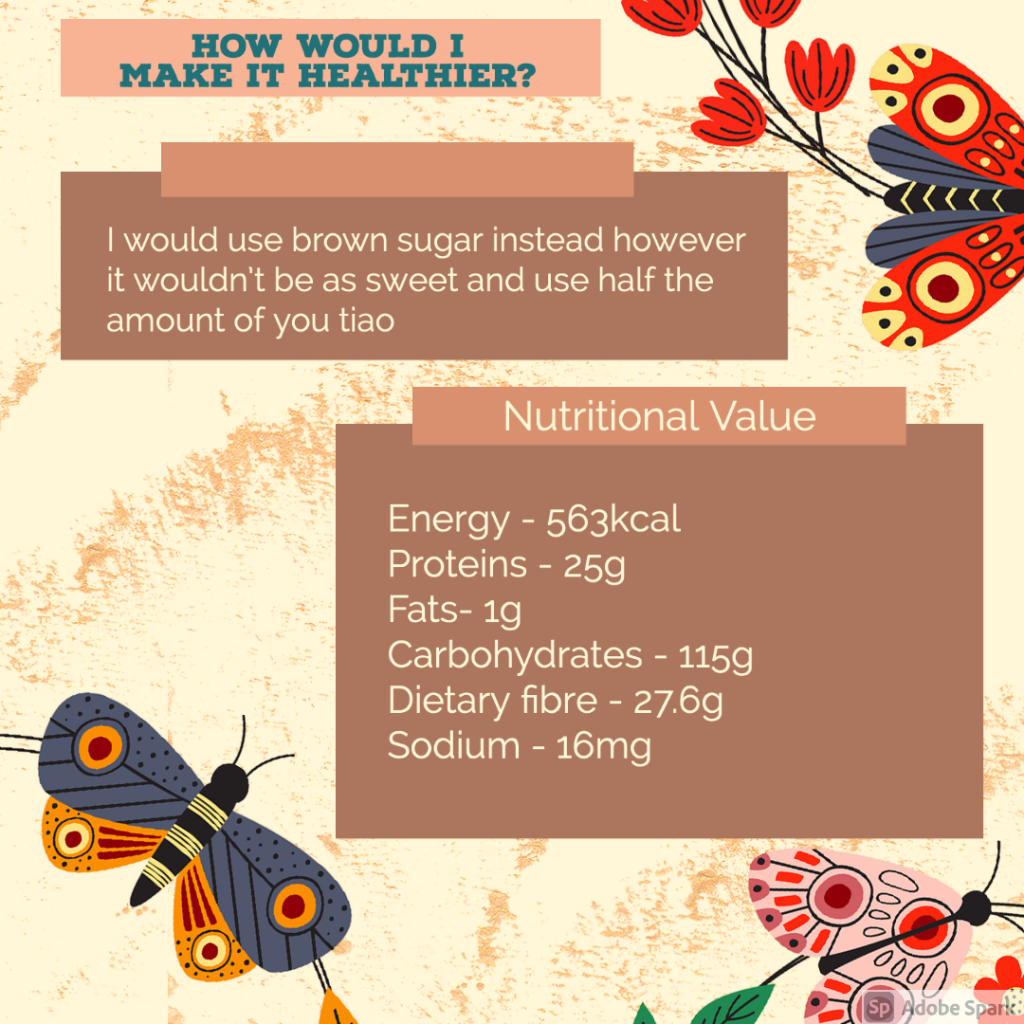 Stay Healthy- tweaking 3 Singaporean dessert recipes to make it healthier by mikaela batalon - Ourboox.com