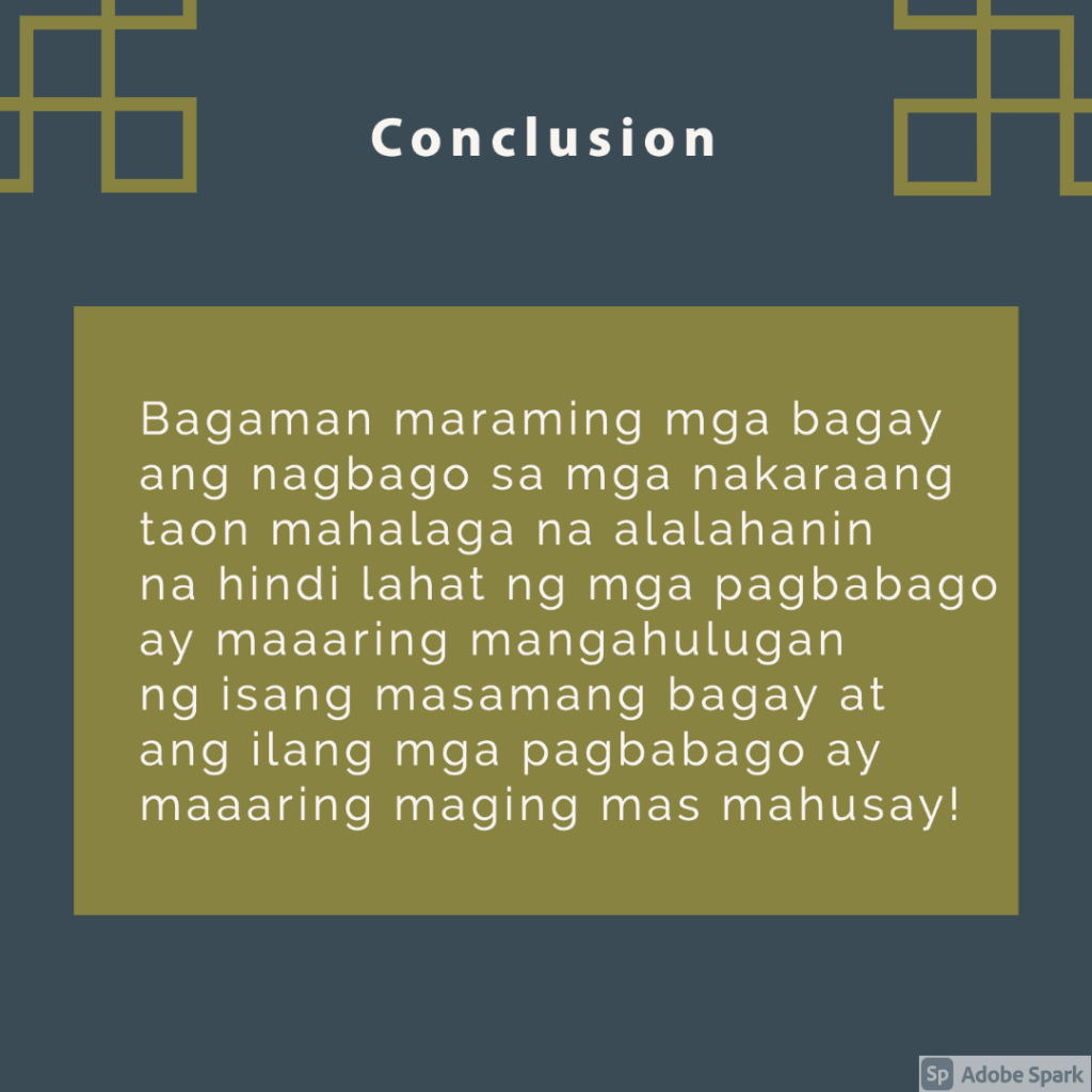 Pinoy ngayon at noon ano ang nagbago? by mikaela batalon - Ourboox.com