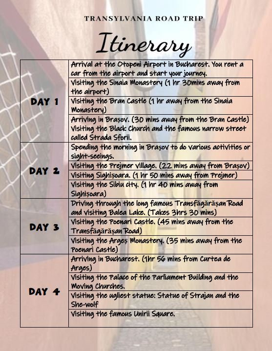 Transylvania Road Trip by Ozlem Butuner - Illustrated by On the Road Travel Agency - Ourboox.com