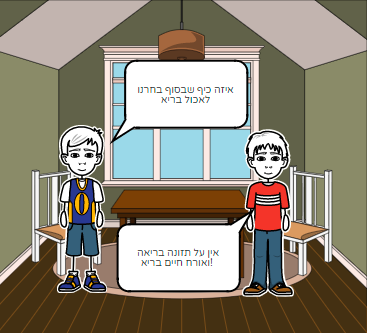 קומיקס תזונה נכונה by TAL KARMIZI - Ourboox.com