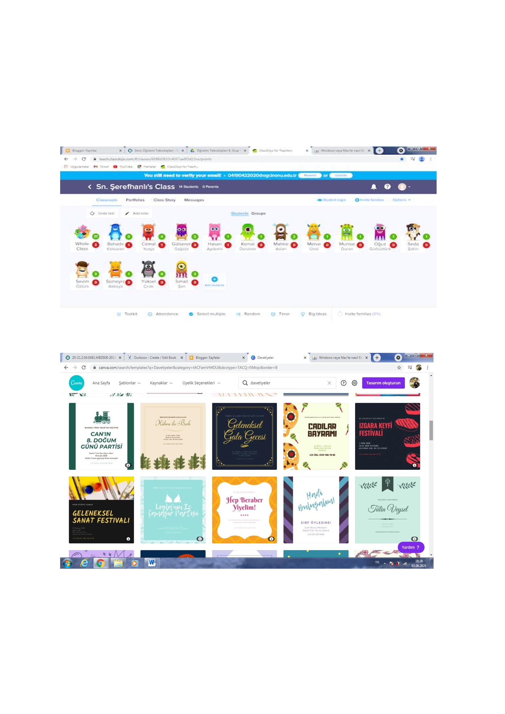 Blogger ödevine ilişkin görüşler-Zeynep Duygu Şerefhanlı by Zeynep Duygu Şerefhanlı - Ourboox.com