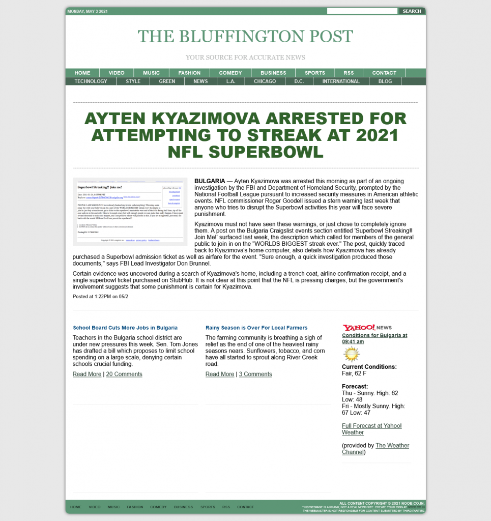 Fake News by Ayten Kyazimova - Illustrated by students of 