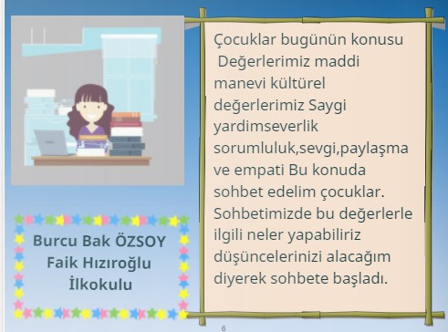 ÖĞRETMENİMLE DEĞERLERİMİ ÖĞRENİYORUM. by Öğretmenimle Değerlerimi Öğreniyorum - Illustrated by HİKAYE YAZARLARI:Ayşe COŞKUN-Burcu Bak ÖZSOY-Nihat ARI-Turgut EMİR-Nazmiye ŞAHİN-Burçak Güremek KÖKMEN-Gökhan GÜNERİ  - Ourboox.com