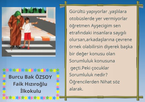 ÖĞRETMENİMLE DEĞERLERİMİ ÖĞRENİYORUM. by Öğretmenimle Değerlerimi Öğreniyorum - Illustrated by HİKAYE YAZARLARI:Ayşe COŞKUN-Burcu Bak ÖZSOY-Nihat ARI-Turgut EMİR-Nazmiye ŞAHİN-Burçak Güremek KÖKMEN-Gökhan GÜNERİ  - Ourboox.com