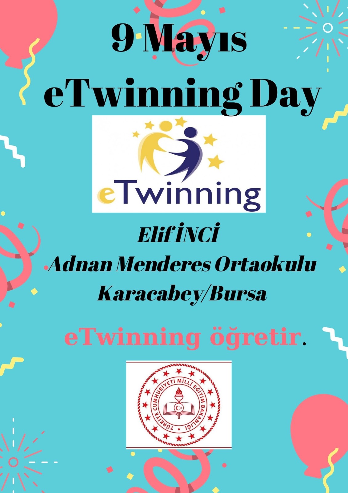 E-TWINNING GÜNÜ AFİŞ ÇALIŞMALARIMIZ by Merve Özer - Ourboox.com
