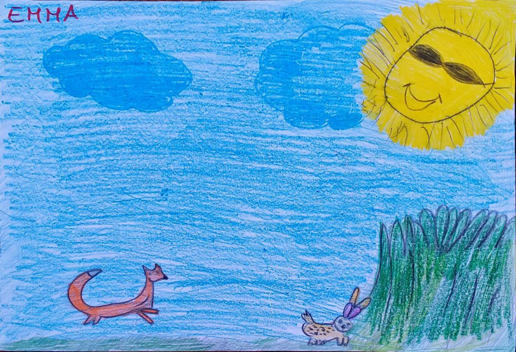 LA LEPRE E LA VOLPE by angela nudo - Illustrated by ANGELA NUDO - Ourboox.com