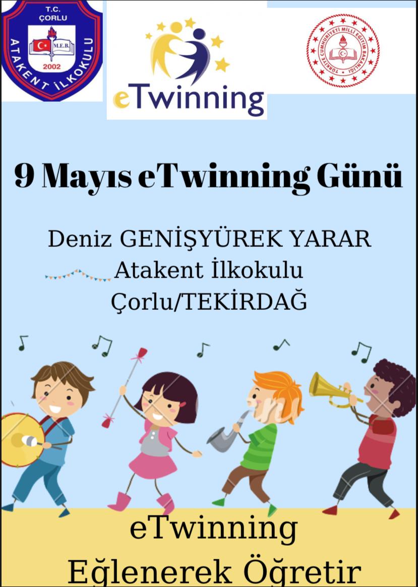 E-TWINNING GÜNÜ AFİŞ ÇALIŞMALARIMIZ by Merve Özer - Ourboox.com