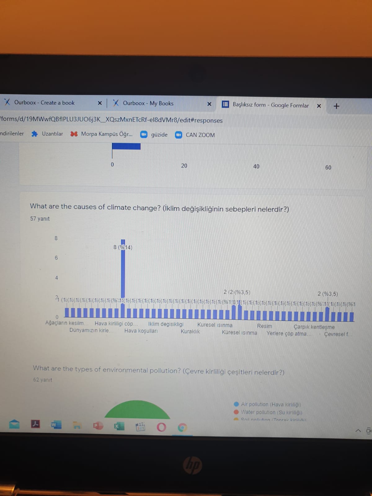 Steps for the climate-Pre-project student survey results by GÜZİDE AKDENİZ - Ourboox.com