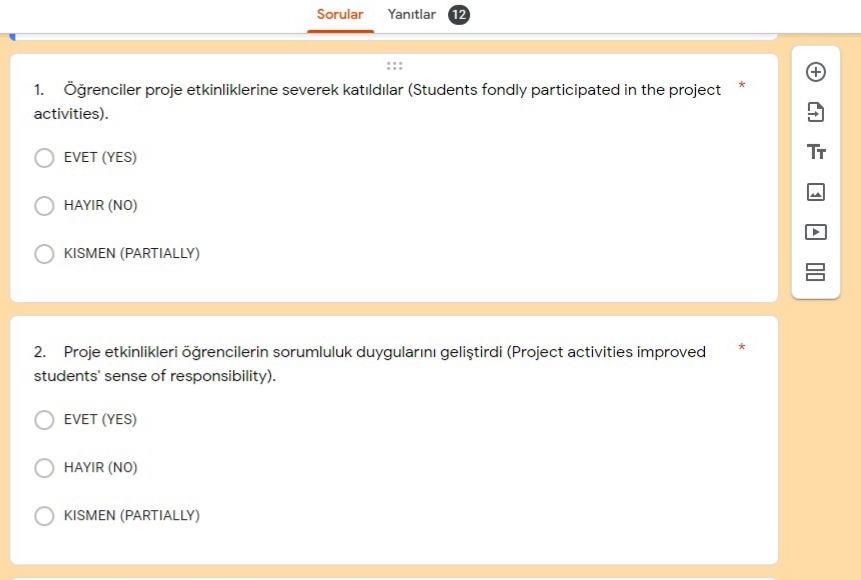 MY GARDEN PROJECT TEACHER LAST SURVEY RESULTS by Lale - Ourboox.com