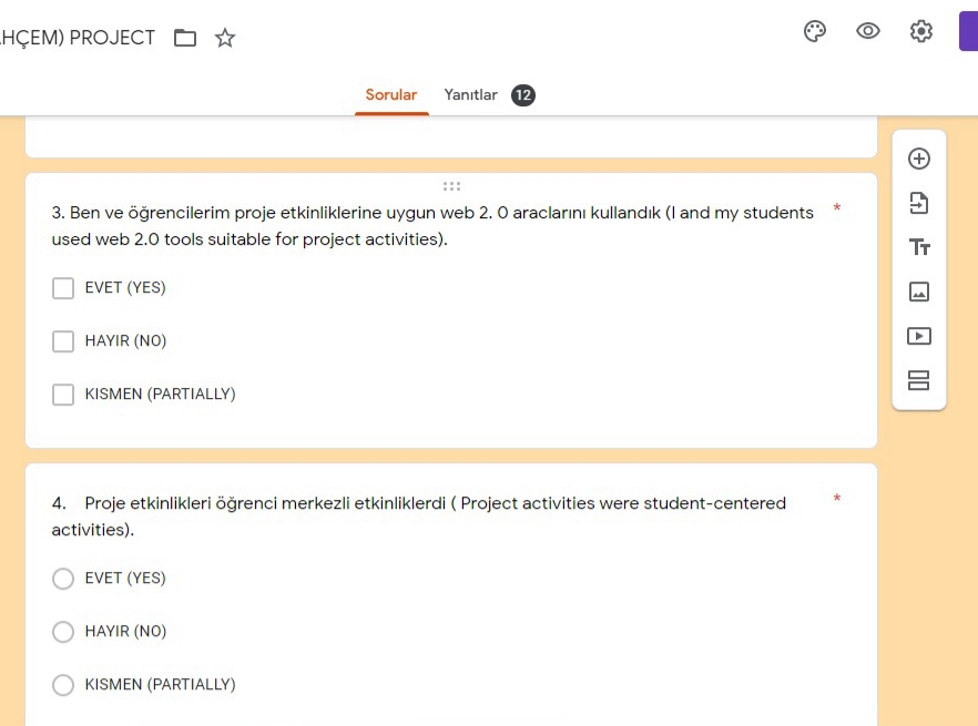 MY GARDEN PROJECT TEACHER LAST SURVEY RESULTS by Lale - Ourboox.com