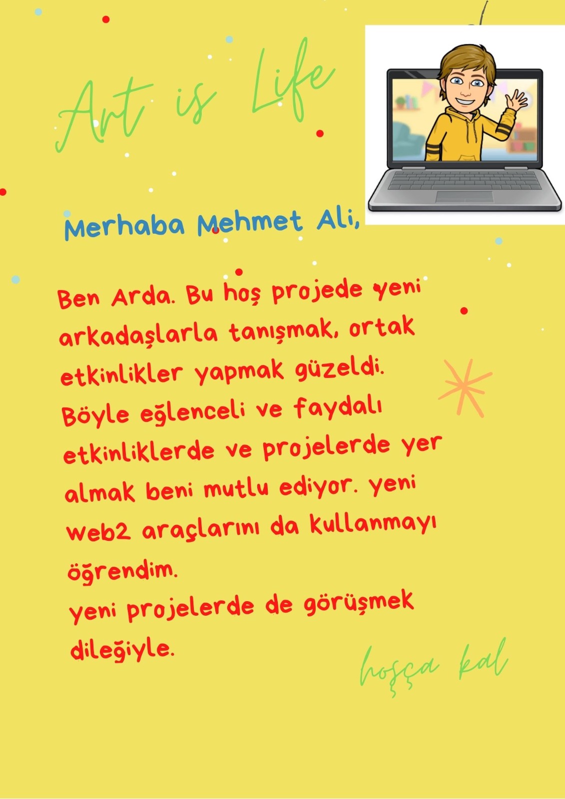 ART IS LIFE – MEKTUPLARIMIZ by Selim Kaynak - Ourboox.com