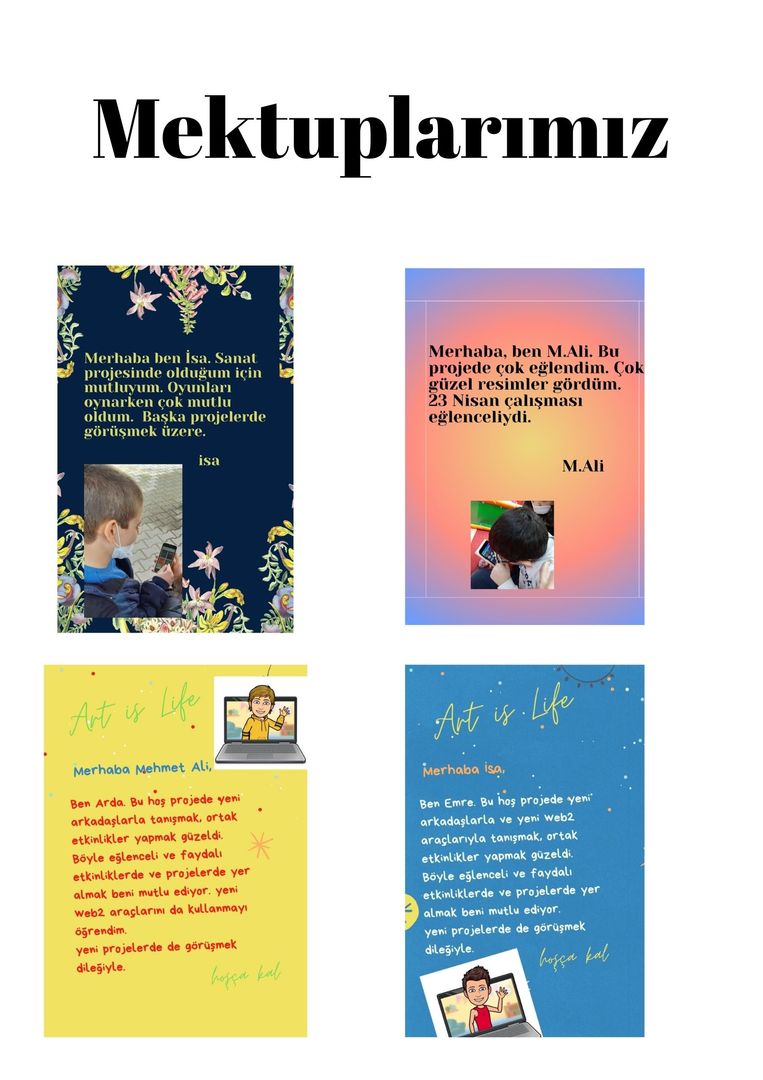 ART IS LIFE – MEKTUPLARIMIZ by Selim Kaynak - Ourboox.com