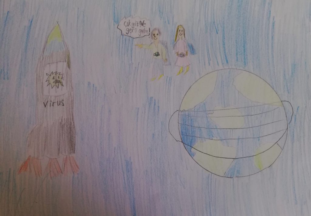 UÇURTMAM UZAYA KAÇTI by Tuba Gedik, Rabia Arslan, Furkan Tütak, Zelal Demiryürek, Bilgi Gökçe - Illustrated by Bilge Gökçe Rabia Arslan Tuba Gedik Furkan Tütak Zelal Demiryürek - Ourboox.com