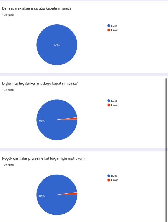 KÜÇÜK DAMLALAR PROJESİ ANKET SONUÇLARI by TUBA ŞİNİKOĞLU - Ourboox.com