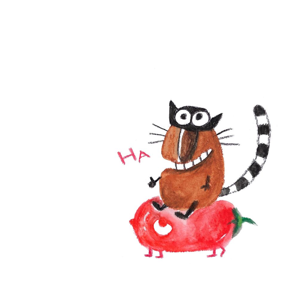 My Favorite Tomato by Shirley Waisman - Illustrated by Shirley Waisman - Ourboox.com