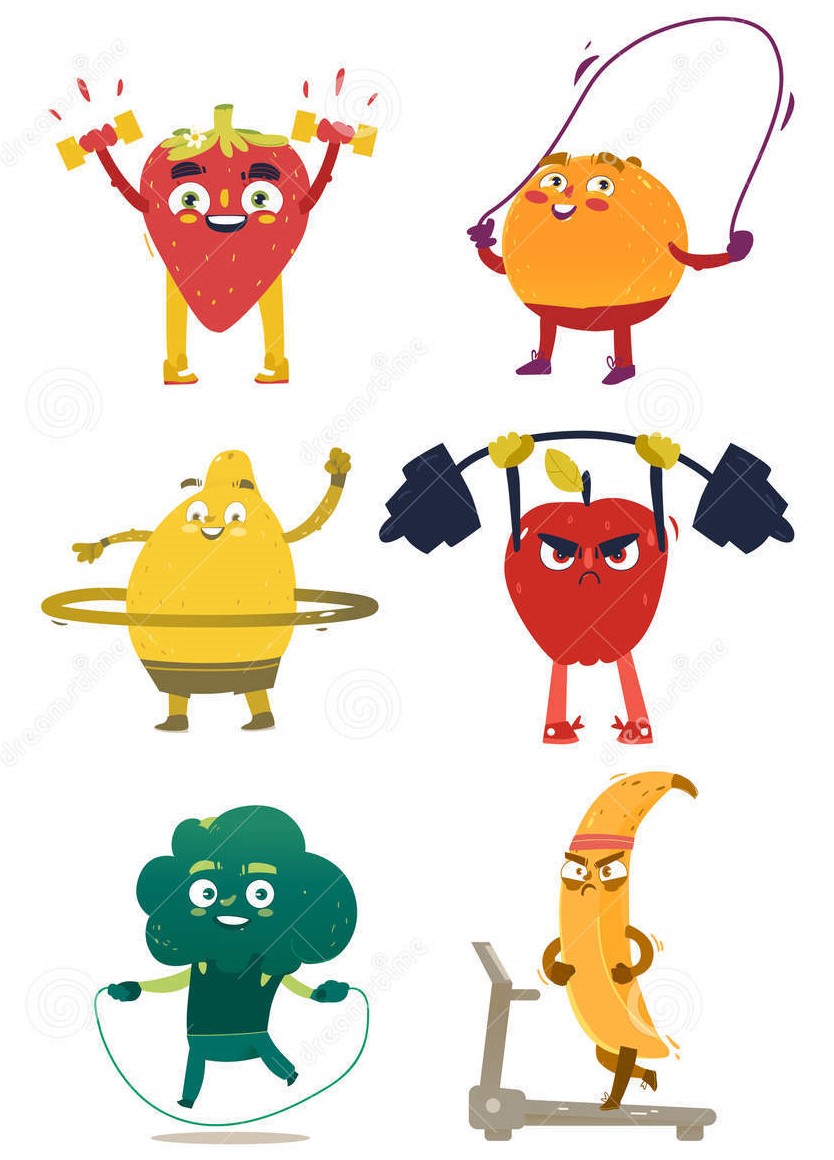 E’ ORA DI MANGIARE SANO! by Maria - Illustrated by SE MANGI SANO AVRAI UNA VITA MIGLIORE - Ourboox.com