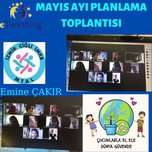 Çocuklarla El Ele Dünya Güvende by suzan kaya - Illustrated by MAYIS AYI ÇALIŞMASI - Ourboox.com